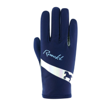 Rękawiczki jeździeckie dziecięce letnie Kapriole 01-310038 k350 blue Roeckl 24H!